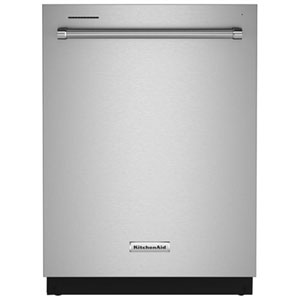 KitchenAid 24" 39dB Built-In Dishwasher (KDTE204KPS) - Stainless Steel - Open Box - Scratch & Dent