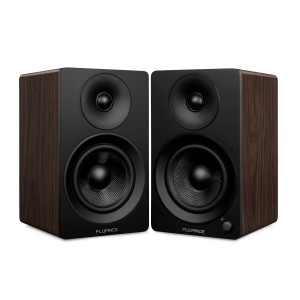 Fluance Powered 6.5'' Stereo Bookshelf Speakers for Turntable, TV PC & Bluetooth