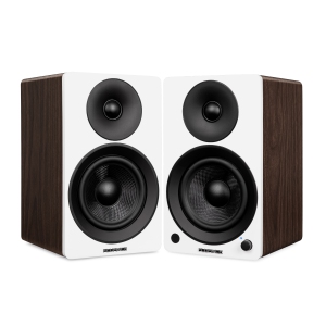 Fluance Powered 5'' Stereo Bookshelf Speakers for Turntable, TV PC & Bluetooth 5