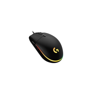 GAMING MOUSE Logitech G203 LIGHTSYNC 910-005790 Black 6 Buttons 1 x Wheel USB Wired 8000 dpi Gaming Mouse