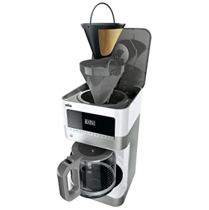 Braun - BrewSense 12-cup Drip Coffee Maker (Stainless / White)