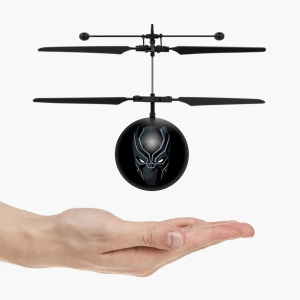 Marvel Licensed Avengers Black Panther IR UFO Ball Helicopter