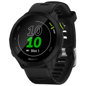Garmin Forerunner 55 Bluetooth GPS Running Smartwatch - Black
