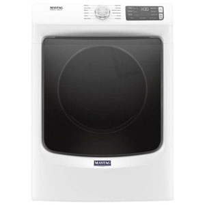 Maytag 7.4 Cu. Ft. Electric Steam Dryer (YMED6630HW) - White - Open Box - Perfect Condition