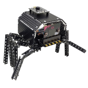 Binary Bots Totem Spider - Programmable Robot Toy - Motion & Emotion Sensor Board - Educational Coding Fun for Kids - Micro:bit Compatible | Above 3 years