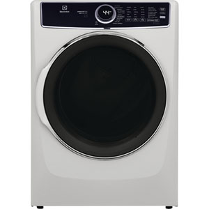 Electrolux 8 Cu. Ft. Large Capacity Stackable Gas Dryer with LuxCare Dry System, Energy Star & 11 Drying Cycles (ELFG7637AW) - White
