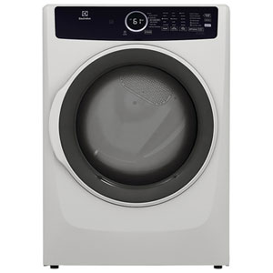 Electrolux 8 Cu. Ft. Large Capacity Stackable Gas Dryer with Moisture Sensing, LuxCare Dry System & Energy Star (ELFG7437AW) - White