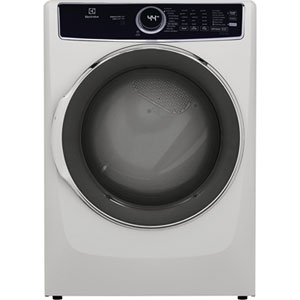 Electrolux 5 Series 8 Cu. Ft. Large Capacity Stackable Electric Dryer with Moisture Sensing, LuxCare Dry System & Energy Star (ELFE753CAW) - White