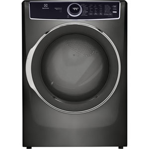 Electrolux 8 Cu. Ft. Large Capacity Stackable Gas Dryer with LuxCare Dry System, Energy Star & 10 Drying Cycles (ELFG7537AT) - Grey