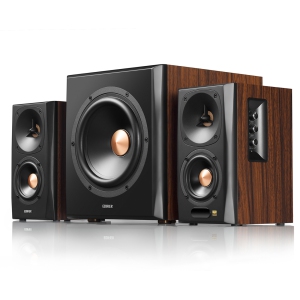 Edifier S360DB Bookshelf Speaker with Wireless Subwoofer, 2.1 Speaker System, Bluetooth v5.1 AptX Wireless Sound