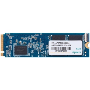 Apacer AS2280Q4 M.2 2280 2TB PCIe NVMe 1.3 Gen4x4 3D TLC SSD with Heat Sink Spreader (AP2TBAS2280Q4-1)