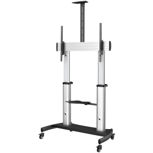 StarTech Mobile TV Stand, Heavy Duty Universal TV Cart for 60-100 inch Display (STNDMTV100)