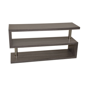 AMX - TV Stand, 48 '' x 14''x 24 '', Gray Wood Pattern