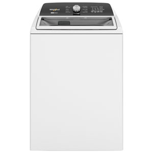 Whirlpool 5.4 Cu. Ft. (IEC) Top Load Agitator Washer with Deep Fill and 2-in-1 Removable Agitator (WTW5057LW) - White