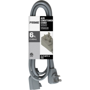Prime EC680506L Air Conditioner & Major Appliances 6ft. Extension Cord