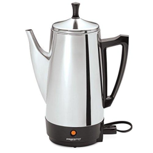 Presto 02811 12-Cup Stainless Steel Coffee Maker, Silver