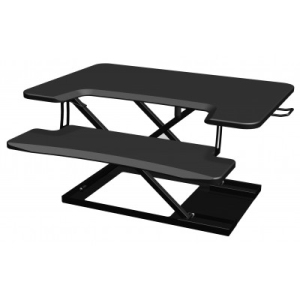 PPA-070 31.7" Height Adjustable Standing Monitor Desk