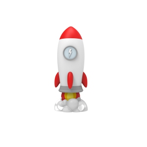 Moji Power Bank 2600 mAh Compatible with iOs and Android, smartphones and tablets, mp3/mp4 players, Bluetooth devices - Rocket