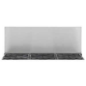GE Backsplash for 36" Range (UX12B36PSS) - Stainless Steel