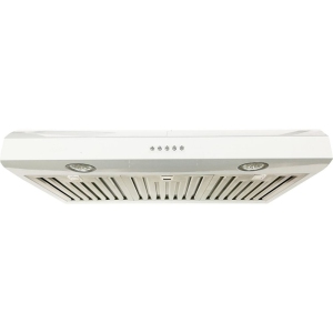 Cyclone 30" 570 CFM LED lights Undermount Range Hood (CYB919R30W) - White
