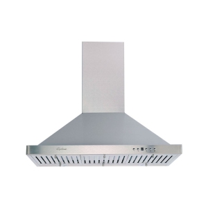 Cyclone 30" 550 CFM LED lights Pyramid Wall Mount Range Hood (SCB50030) - Stainless Steel