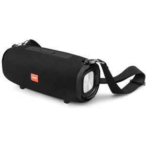 Naxa NAS3010 Portable Bluetooth Speaker with Carrying Strap, Black