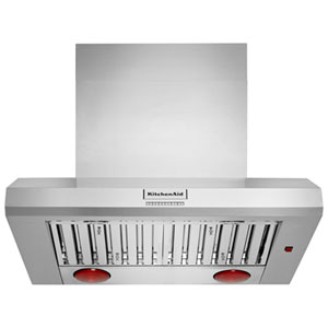 KitchenAid 36" Wall Mount Chimney Range Hood (KVWC956KSS) - Stainless Steel