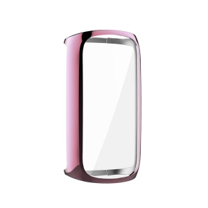 StrapsCo TPU Smart Watch Protective Case - Fitbit Luxe Protector - Pink