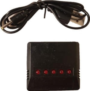 5 in 1 Battery Balance Charger For Voyage Aeronautics PA-1008 Drone USB 3.7V- Refurbished Excellent