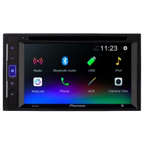 Pioneer AVH-241EX - DVD Receiver 6.2"- Resistive Glass Touchscreen, Amazon Alexa Bult-in when Paired with Pioneer Vozsis App, Bluetooth