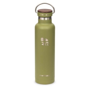 Earthwell Drinkware Woodie 22Oz W/ Walnut Cap Stainless Steel Vacuum Insulated Water Bottle