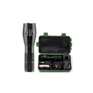 LED Flashlight Torch Set 18650 Battery Lamp Camping Light 60000 Lumens Zoomable