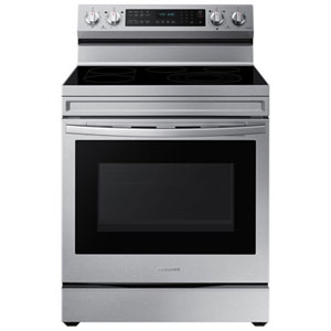 Samsung 30" 6.3 CuFt Convection Electric Air Fry Range (NE63A6711SS) -Stainless -Open Box -Scratch & Dent