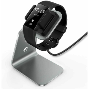 ISTAR Charger Dock Compatible with Fitbit Charge 3 / 4, Charging Stand Cable Cord Station Cradle Base Replacement Accessories with 4.2 ft USB Cable for Charge 3/4 Smartwatch