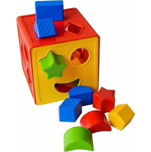 Buy Goyal's Big Size Baby Blocks Shape Sorter Toy - Color Recognition Shape  Toys with Colorful Sorter Cube Box & 12 Different Shapes for Boys & Girls  Online at Best Prices in