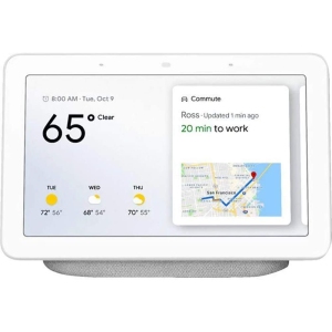 Google Nest Hub (GA00516-US) Smart Display with Google Assistant - Chalk - Open Box