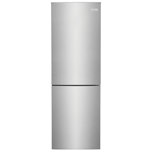 Frigidaire 24" 11.5 Cu Ft Bottom Freezer Refrigerator with LED Lighting (FRBG1224AV) -Stainless Steel