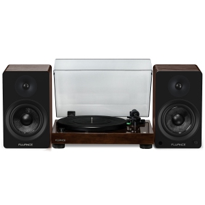 Fluance RT81 Elite High Fidelity Vinyl Turntable and Ai61 Powered 6.5" Stereo Bookshelf Speakers
