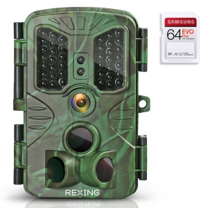 Rexing H1 Blackhawk Trail Camera with Day and Night Ultra Fast Motion Detection - Green