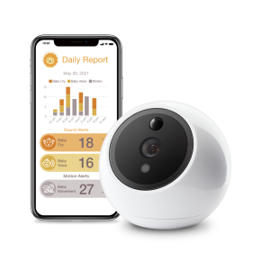 Amaryllo iBabi Intelligent FHD Baby Monitor sans fil avec suivi automatique et reconnaissance vocale
