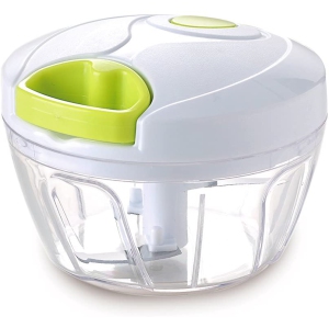ISTAR Manual Food Chopper, Hand Pull String Vegetable Slicer Onions Cutter, Durable BPA free food safe material