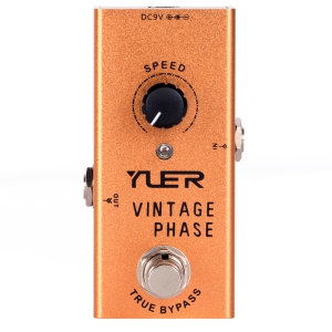 YUER Vintage Phase Electric Guitar Effect Pedal True Bypass ✅New