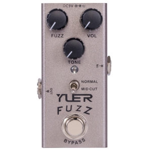 YUER Fuzz Electric Guitar Effect Pedal True Bypass ✅New