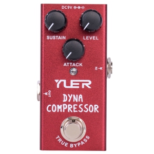 YUER Dyna Compressor Electric Guitar Effect Pedal True Bypass ✅New
