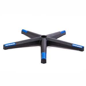 PRISP Gaming Chair Base Replacement - 5 Legs Base, Black and Blue, Office Desk Chair Parts
