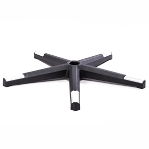 PRISP Gaming Chair Base Replacement - 5 Legs Base, Black and White, Office Desk Chair Parts