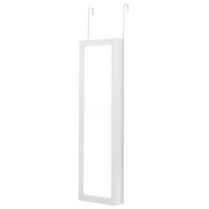 Topbuy Wall Door Mounted Mirrored Jewelry Cabinet Standing Vanity Storage Box