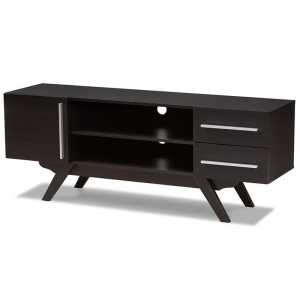 Bowery Hill 60" TV Stand in Dark Brown
