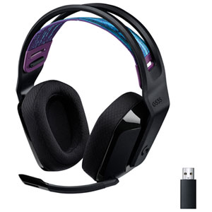 Casque de jeu sans fil Logitech G535 LIGHTSPEED pour PC / PS4 / PS5 - Noir