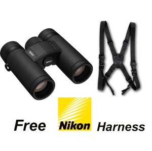 Nikon 8x30 Monarch M7 Binoculars #16763 + Nikon Binocular Harness. Nikon Canada Lifetime warranty.